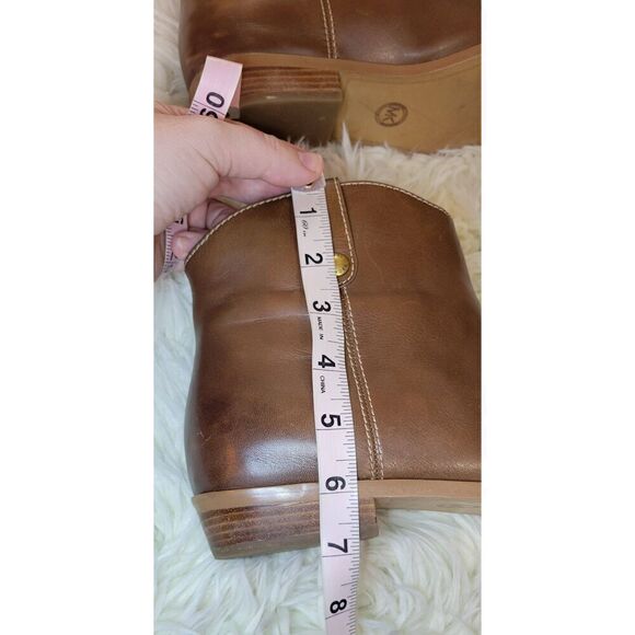 Michael Kors Ashton Women's Brown Leather Ankle Boot Sz 9 - Picture 11 of 15
